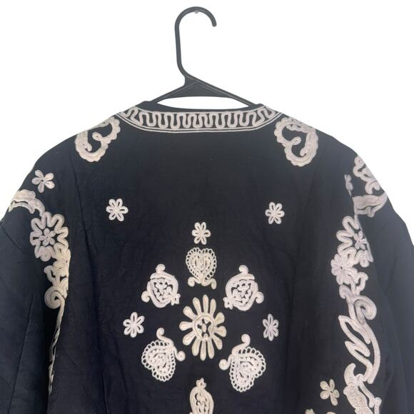 Free People Bali Mabel Jacket Large Cottahecore Boho Cowgirl Flounce Sleeve - Picture 6 of 11